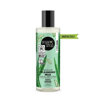 Leche limpiadora Micelar - Aloe y Aguacate