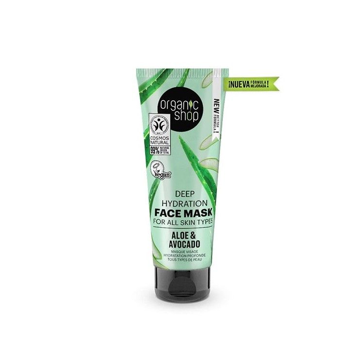 Mascarilla facial Hidratación profunda - Aloe y Aguacate