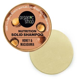 Champú sólido Nutritivo Miel y macadamia