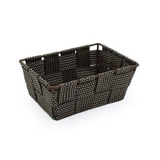 Cesta Nylon Rectangular Mini Marrón