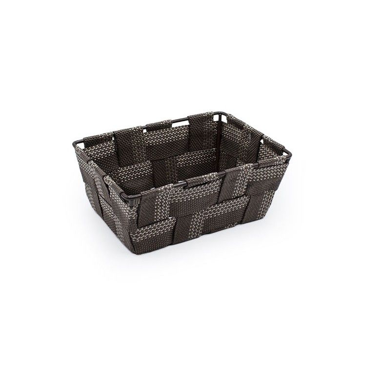 Cesta Nylon Rectangular Mini Marrón