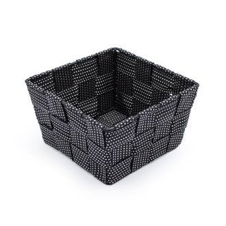 Cesta Nylon Cuadrada Negra