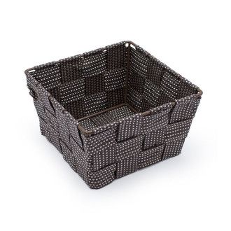 Cesta Nylon Cuadrada Marrón 14x14cm