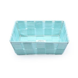 Cesta Nylon Rectangular Azul 18x14cm