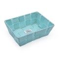 Cesta Nylon Rectangular Azul 18x14cm