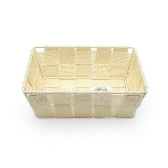 Cesta Nylon Rectangular Amarilla 18x14cm