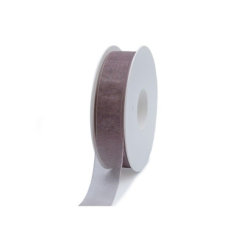 Cinta de organza Gris