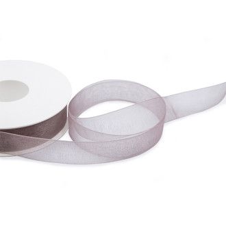 Cinta de organza Gris