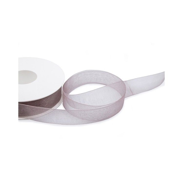 Cinta de organza Gris