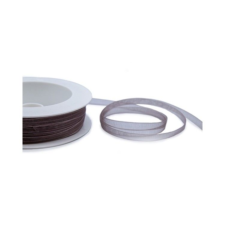 Cinta de organza Gris 7mm