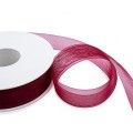 Cinta de organza Granate 25mm