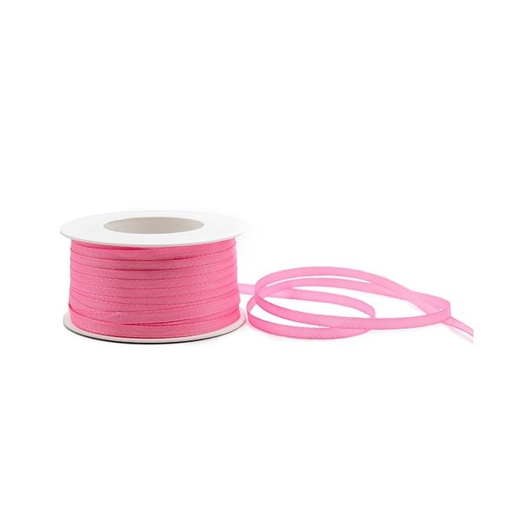 Cinta de satén Rosa 5mm