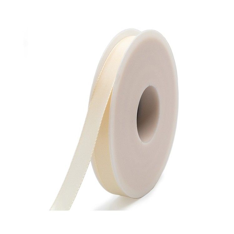 Cinta de satén Crema 15mm