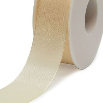 Cinta de satén Crema 40mm