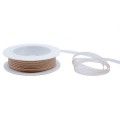 Cinta de organza Beige 7mm