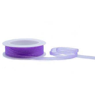 Cinta de organza Lavanda 7mm