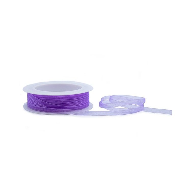 Cinta de organza Lavanda 7mm