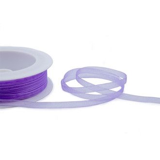 Cinta de organza Lavanda 7mm
