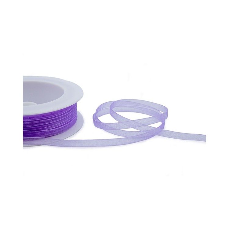 Cinta de organza Lavanda 7mm