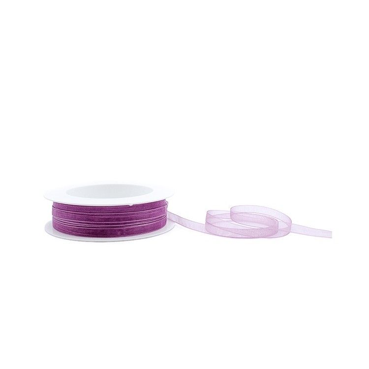 Cinta de organza Orquídea 7mm