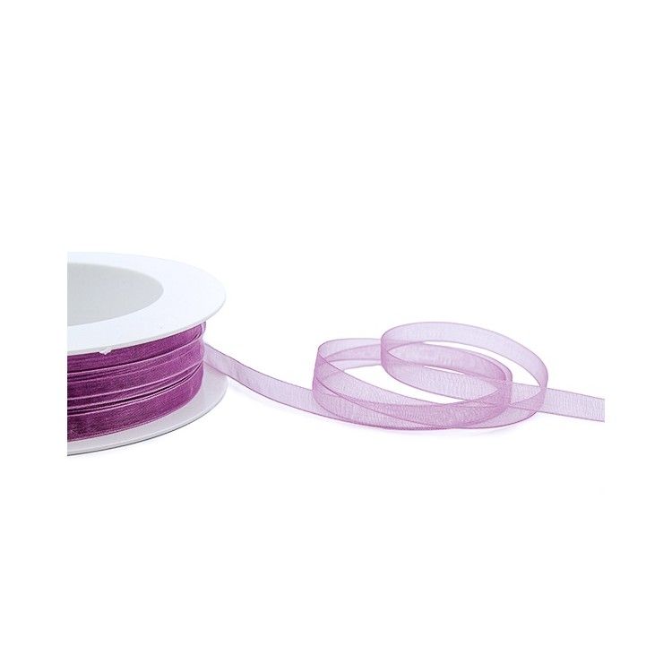 Cinta de organza Orquídea 7mm