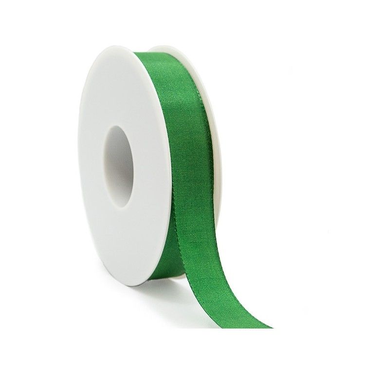 Cinta de satén Verde Oscuro 25mm
