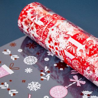 Bobina Celofán Reno Navidad