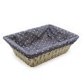 Cesta Rectangular de Celulosa Blanca 27x20cm