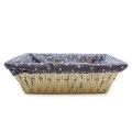 Cesta Rectangular de Celulosa Blanca 27x20cm