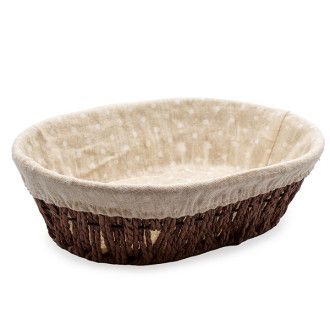 Cesta Ovalada de Celulosa Marrón 27x20cm