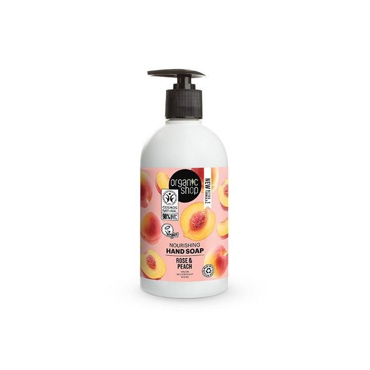 Jabón de manos nutritivo Rose Peach