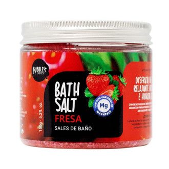 Tarro sales de baño 150grs - Fresa