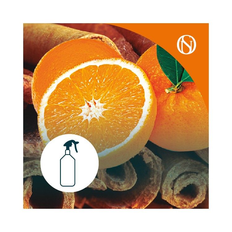 Ambientador pulverizador spray Canela y Naranja