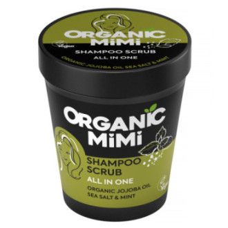 Champú Exfoliante Todo en Uno Sal Marina y Menta