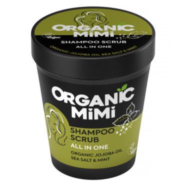 Champú Exfoliante Todo en Uno Sal Marina y Menta