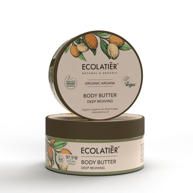 Manteca Corporal Deep Reviving Organic Argana
