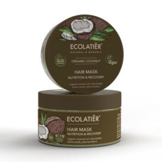 Mascarilla capilar Nutrición y Recuperación Coco Ecológico