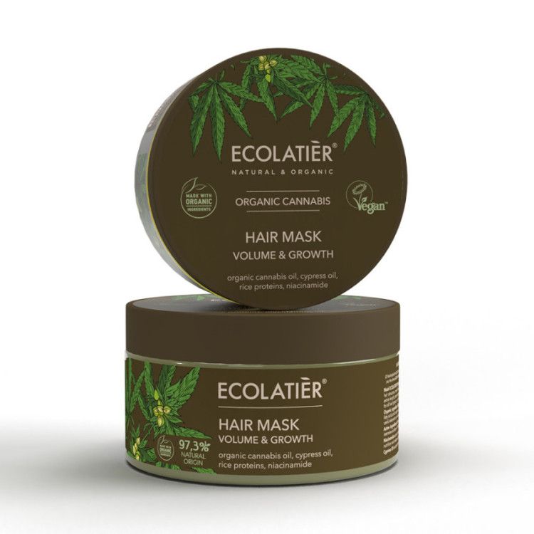 Mascarilla Capilar Volumen y Crecimiento Cannabis Ecológico