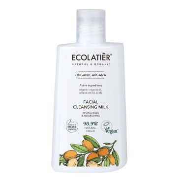 Leche Limpiadora Facial Revitalizante y Nutritiva  Argán Ecológico