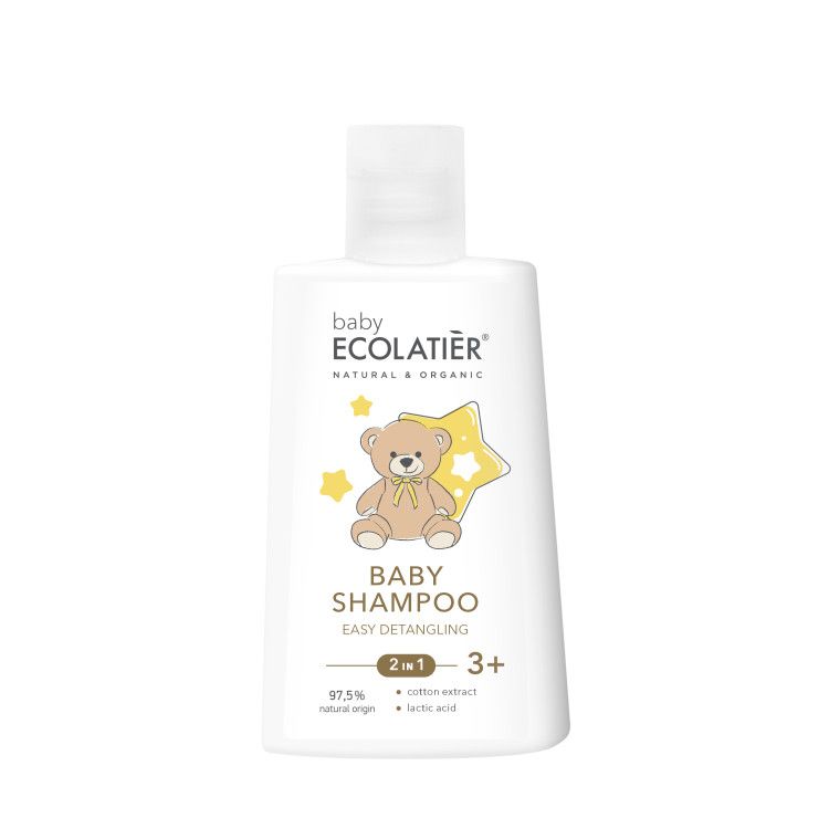 Champú para bebés 2 en 1 Fácil desenredado 3+