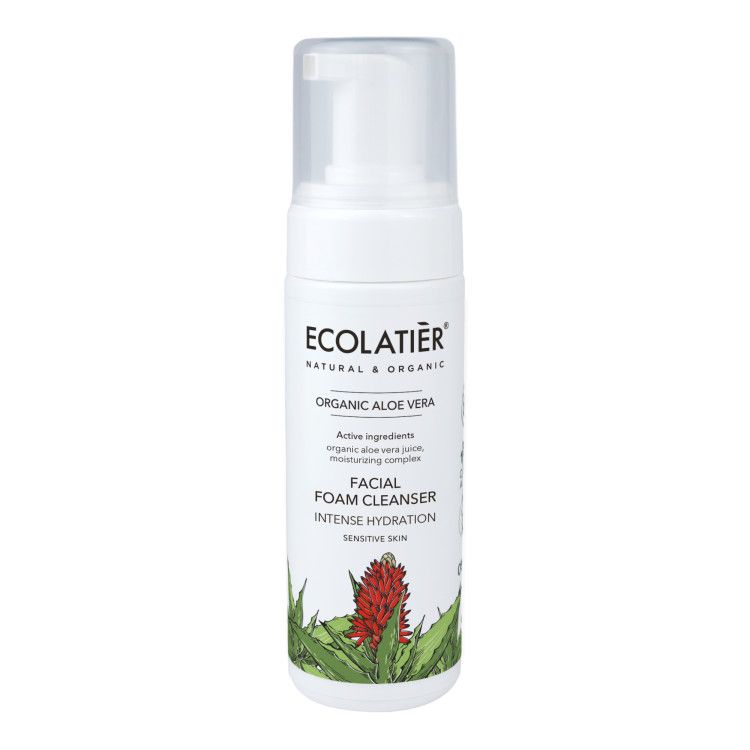 Espuma Limpiadora Facial Hidratación Intensa Aloe Vera Ecológico
