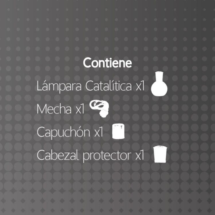 Lámpara catalítica mosaico Onix