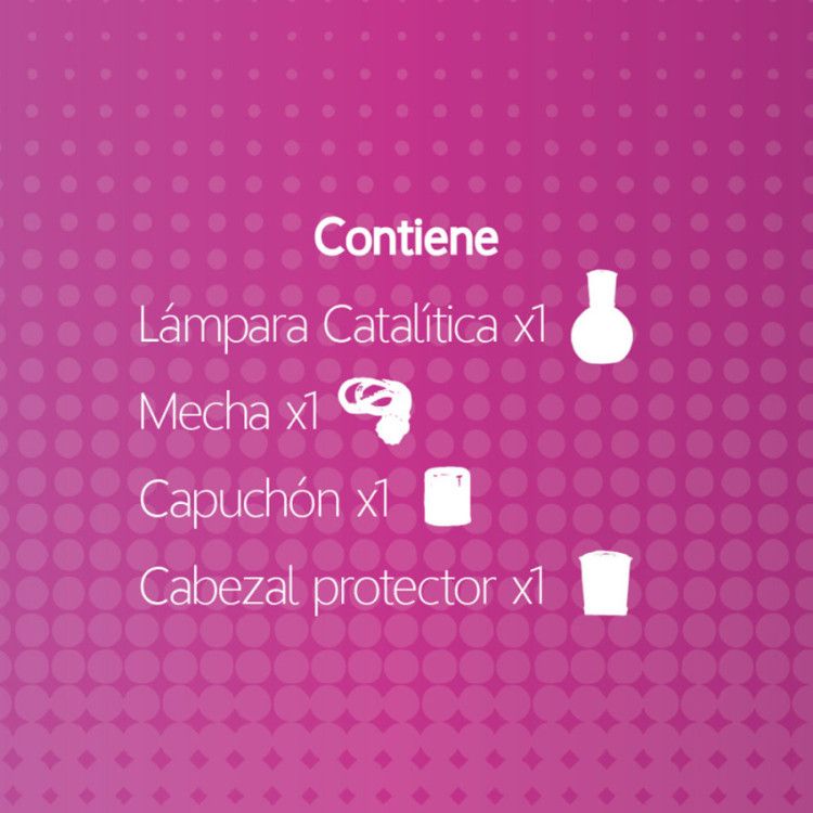 Lámpara catalítica mosaico Rodolita