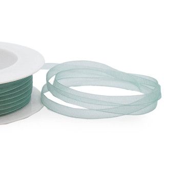 Cinta de Organza Verde Menta 7mm