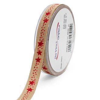 Cinta de Navidad Estrellas Mágicas 15mm