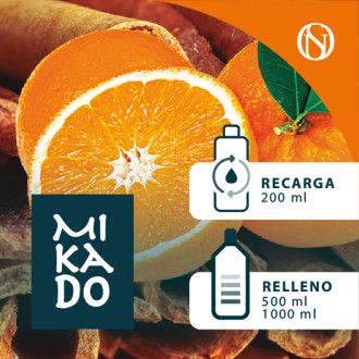 Recarga y relleno ambientador mikado canela y naranja