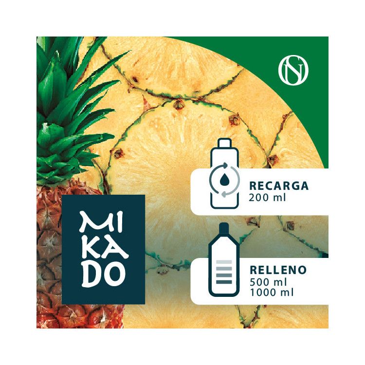 Recarga y relleno fragancia ambientador mikado Piña