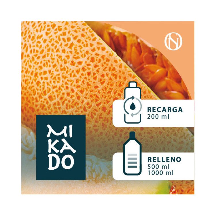 Recarga y relleno fragancia ambientador mikado Melón