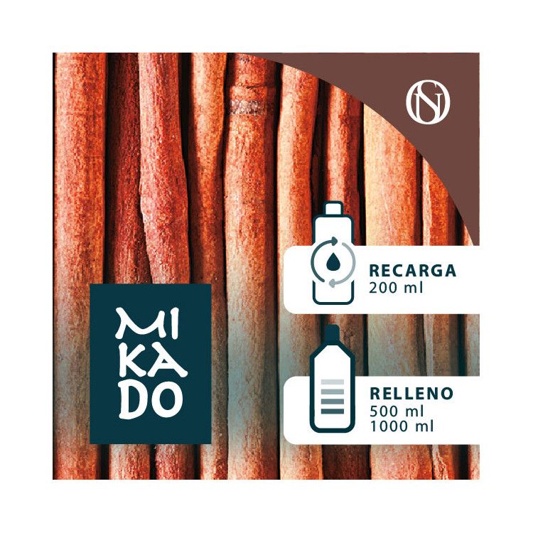 Recarga y relleno fragancia ambientador mikado Canela