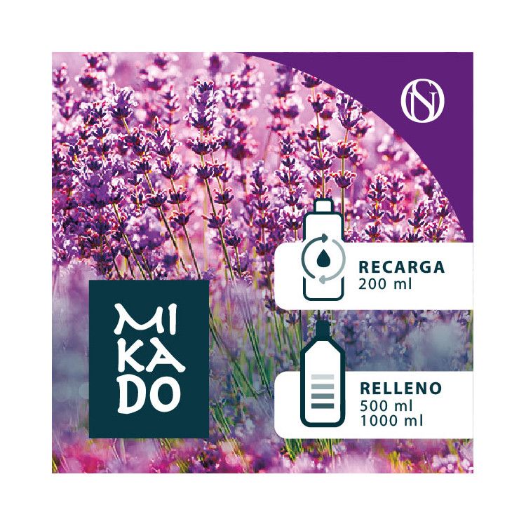 Recarga y relleno fragancia ambientador mikado de Lavanda